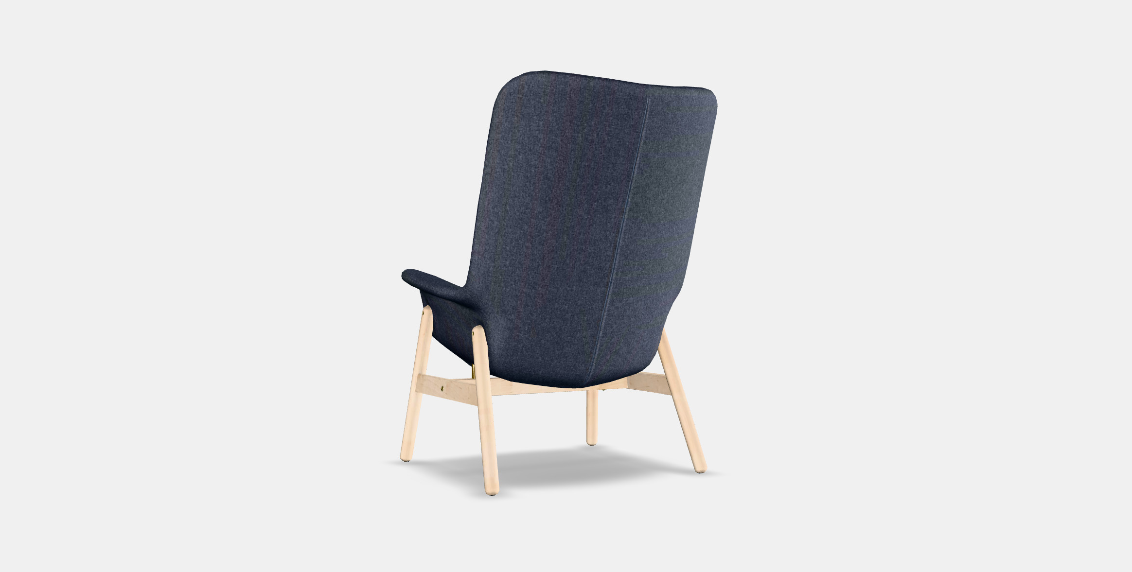 VEDBO High-back armchair Low-poly 3D model_16