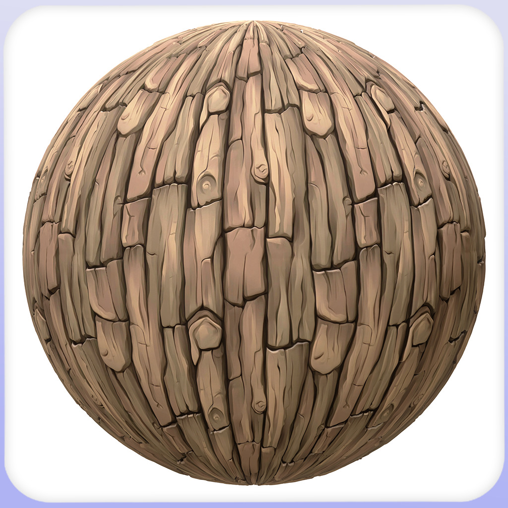 Stylized Bark Seamless Texture Texture_5