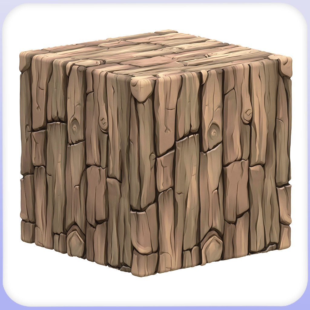 Stylized Bark Seamless Texture Texture_2