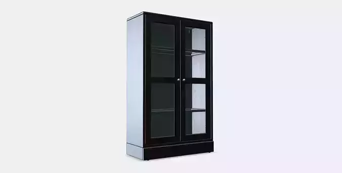 HAVSTA Glass-door cabinet with plinth 2