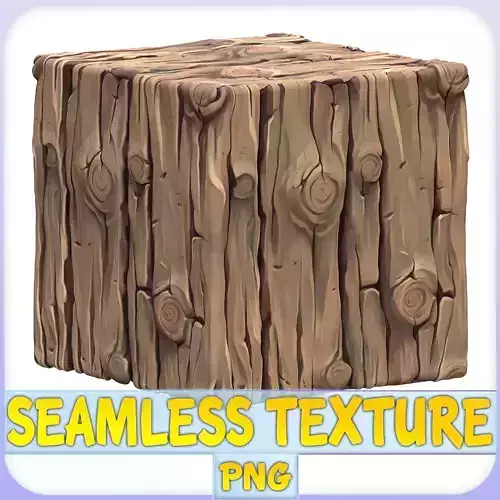 Stylized Bark Seamless Texture