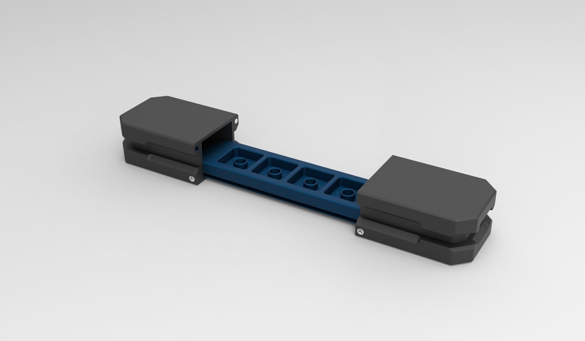 Artisan Keycap Storage Box 4 Slot 3D print model_7