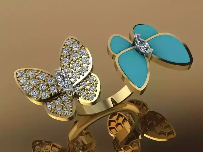 Van Cleef Butterfly Ring