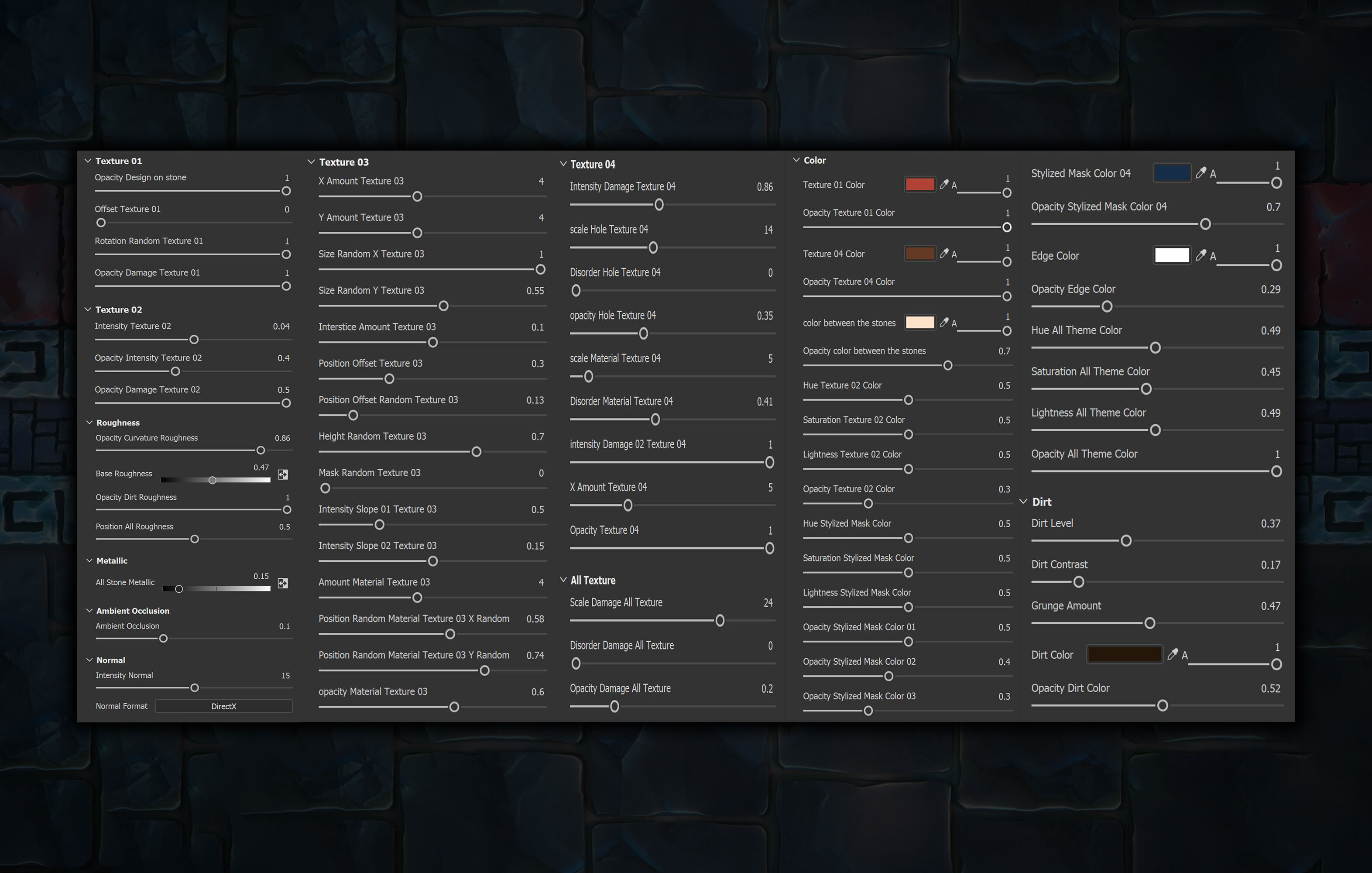 Wall trim Sheet - Vol 06 - SBsar - Maps Texture_9