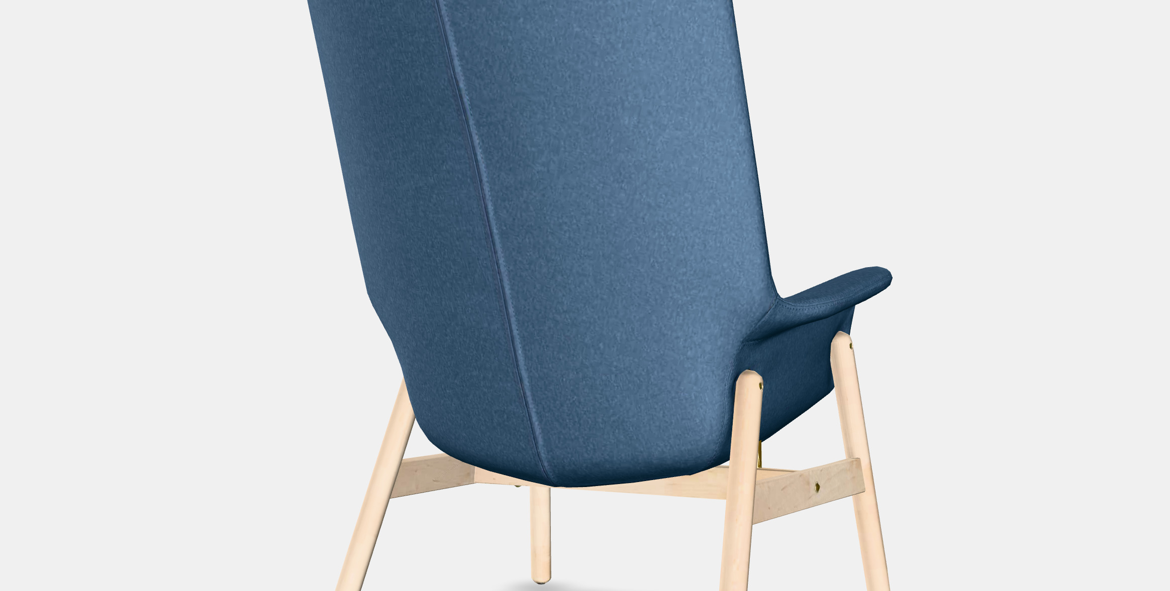 VEDBO High-back armchair 1 Low-poly 3D model_9