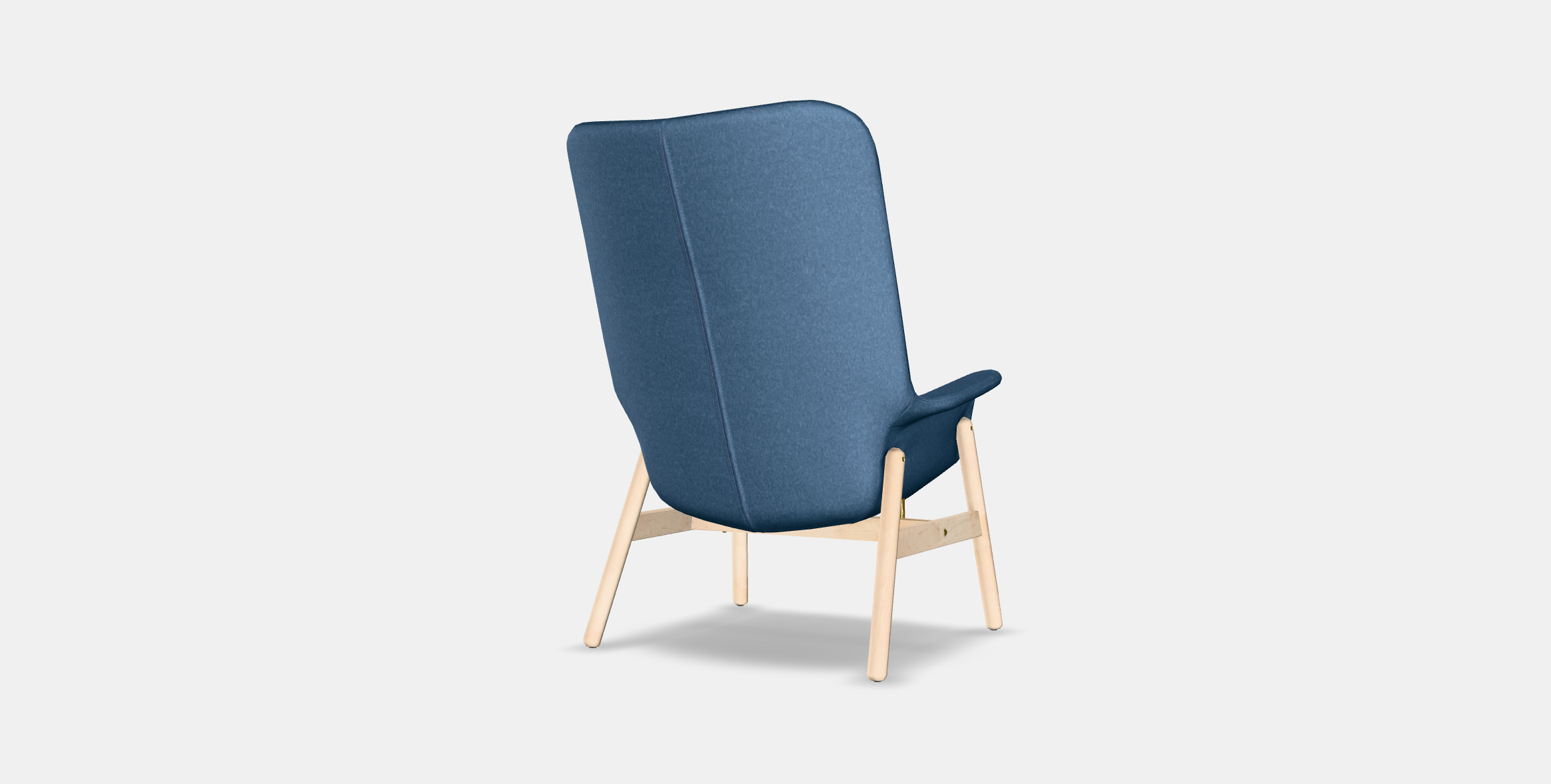 VEDBO High-back armchair 1 Low-poly 3D model_7