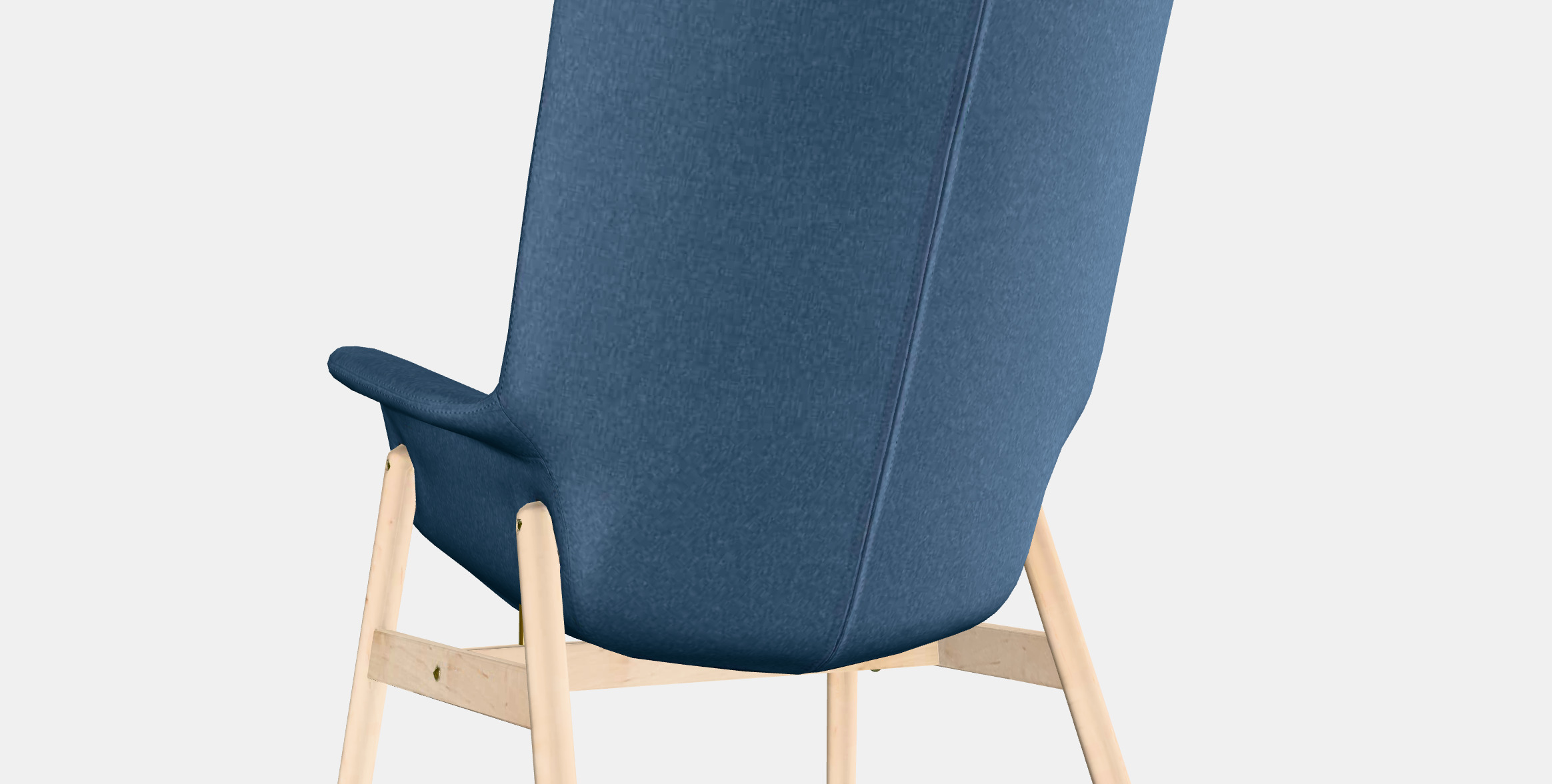 VEDBO High-back armchair 1 Low-poly 3D model_2