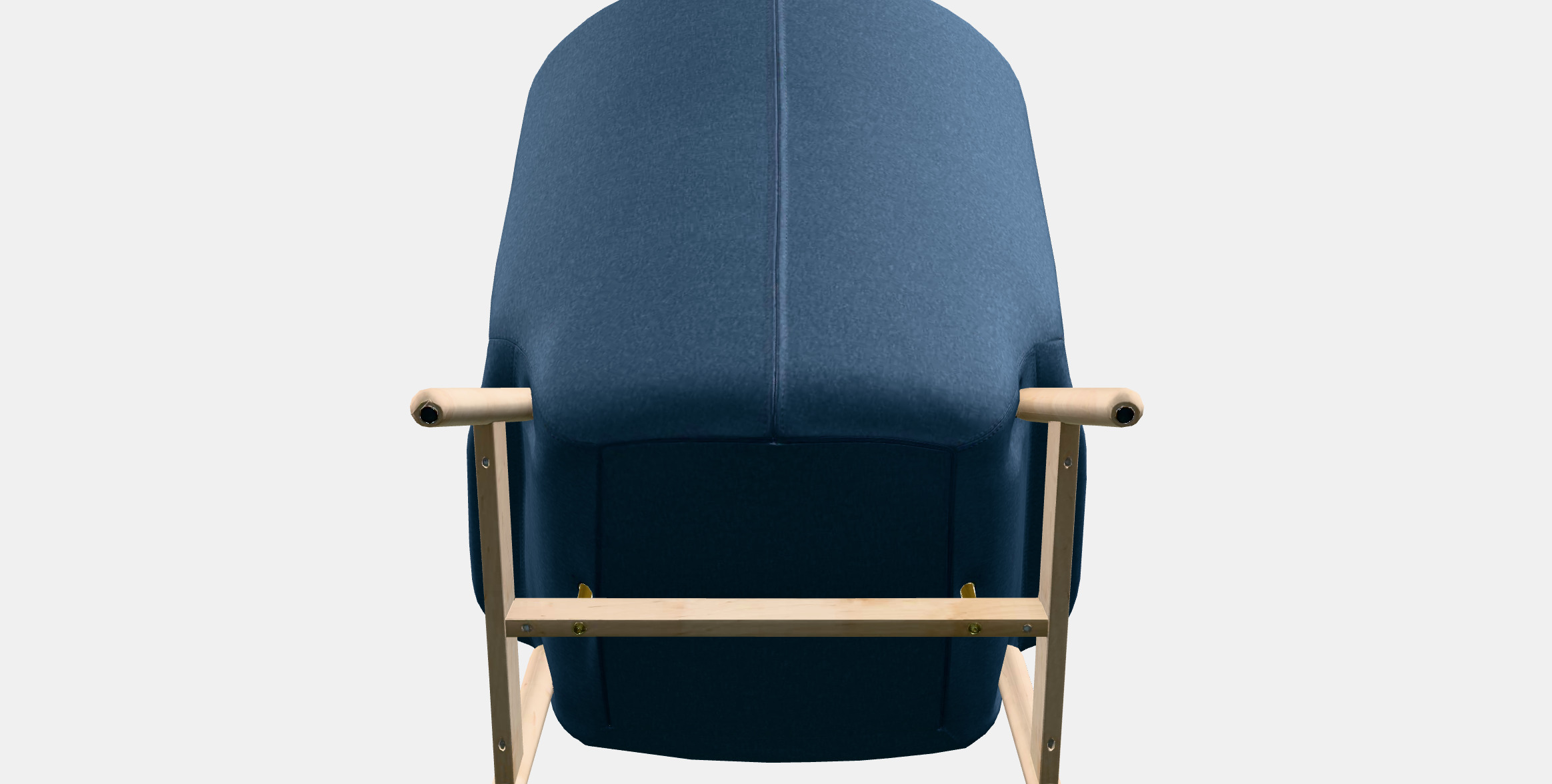 VEDBO High-back armchair 1 Low-poly 3D model_6