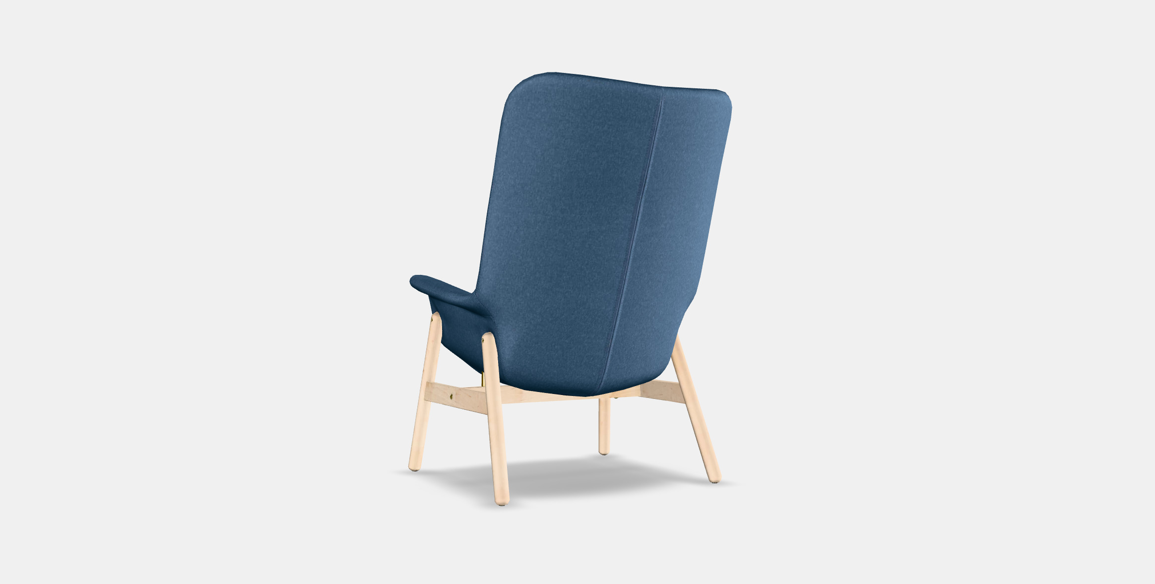 VEDBO High-back armchair 1 Low-poly 3D model_15