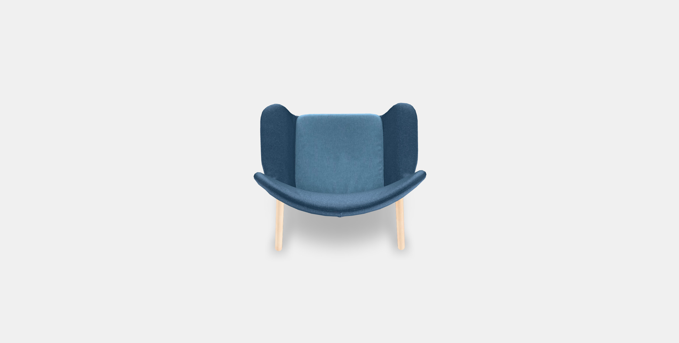 VEDBO High-back armchair 1 Low-poly 3D model_4