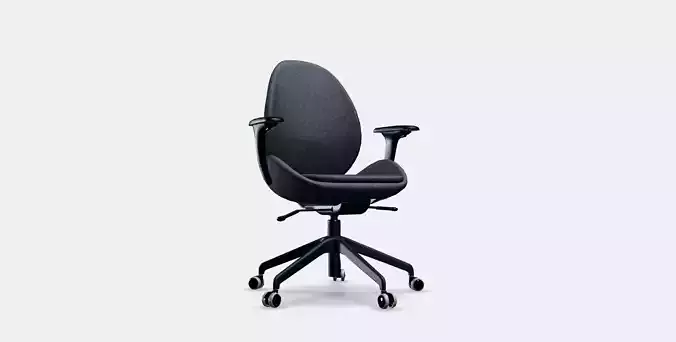 HATTEFJALL Office chair with armrests