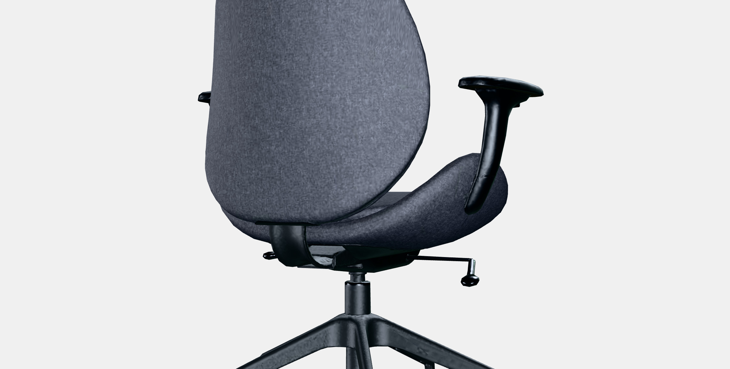 HATTEFJALL Office chair with armrests 3D model_10