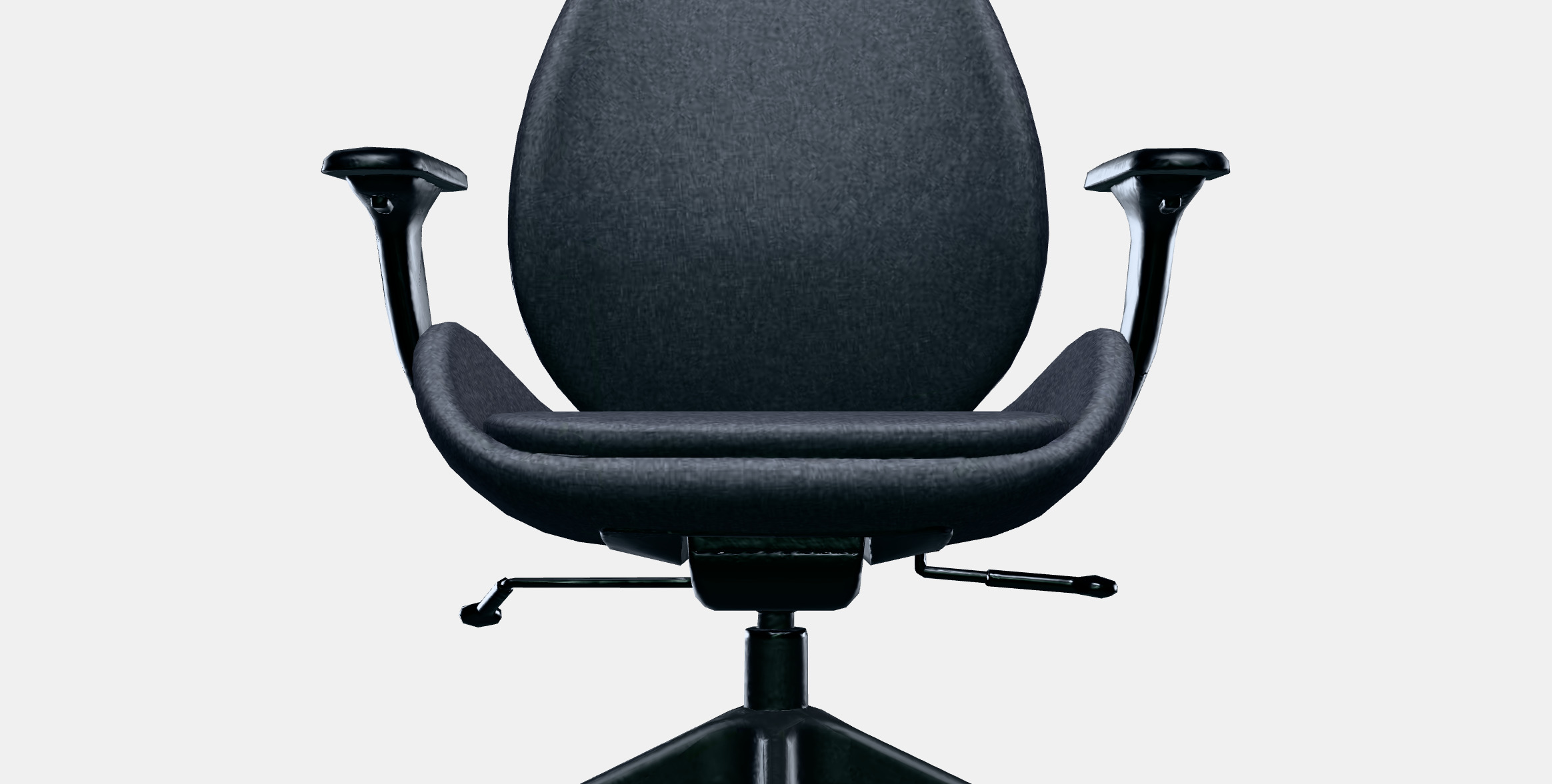 HATTEFJALL Office chair with armrests 3D model_11
