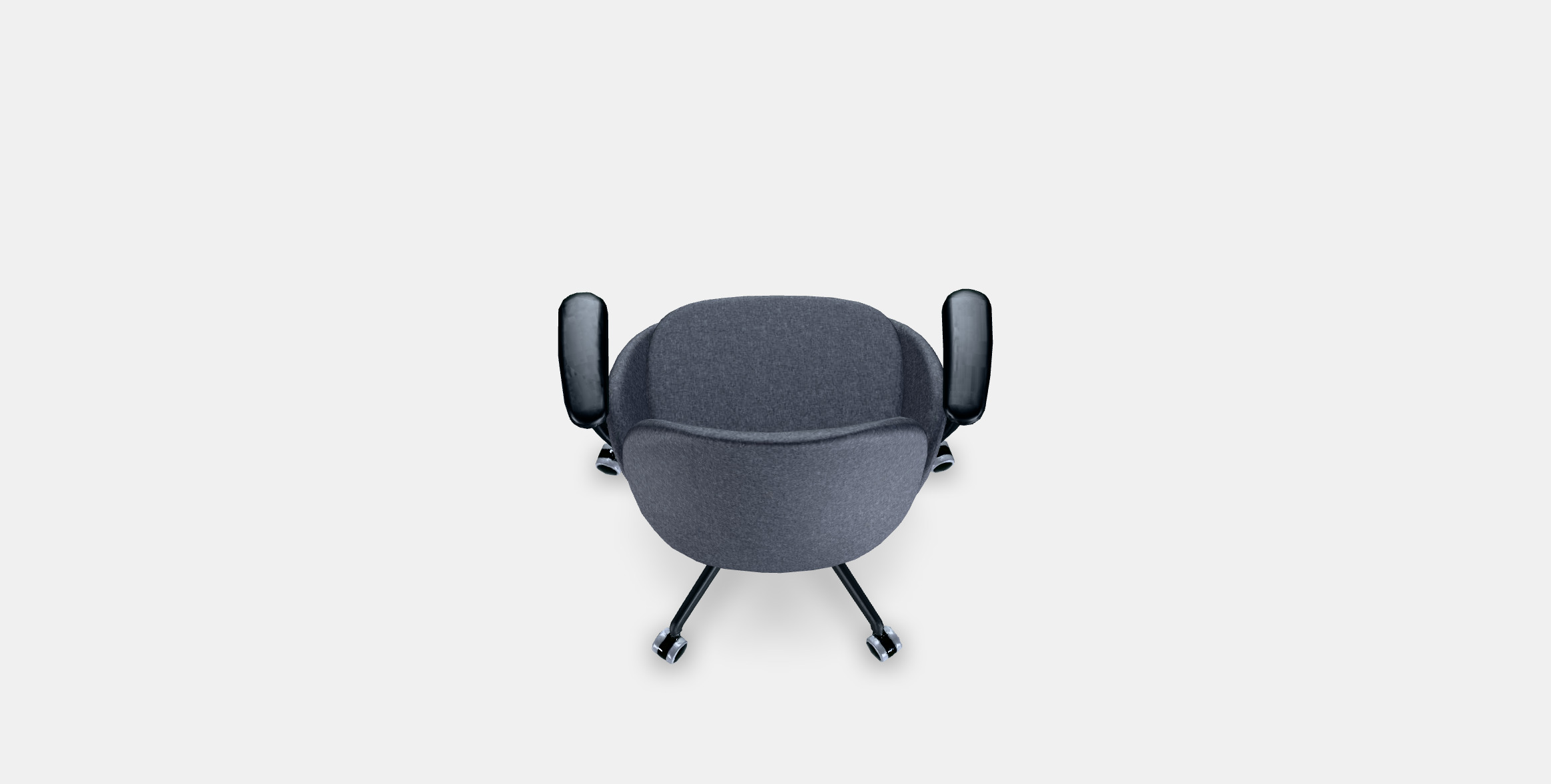 HATTEFJALL Office chair with armrests 3D model_2