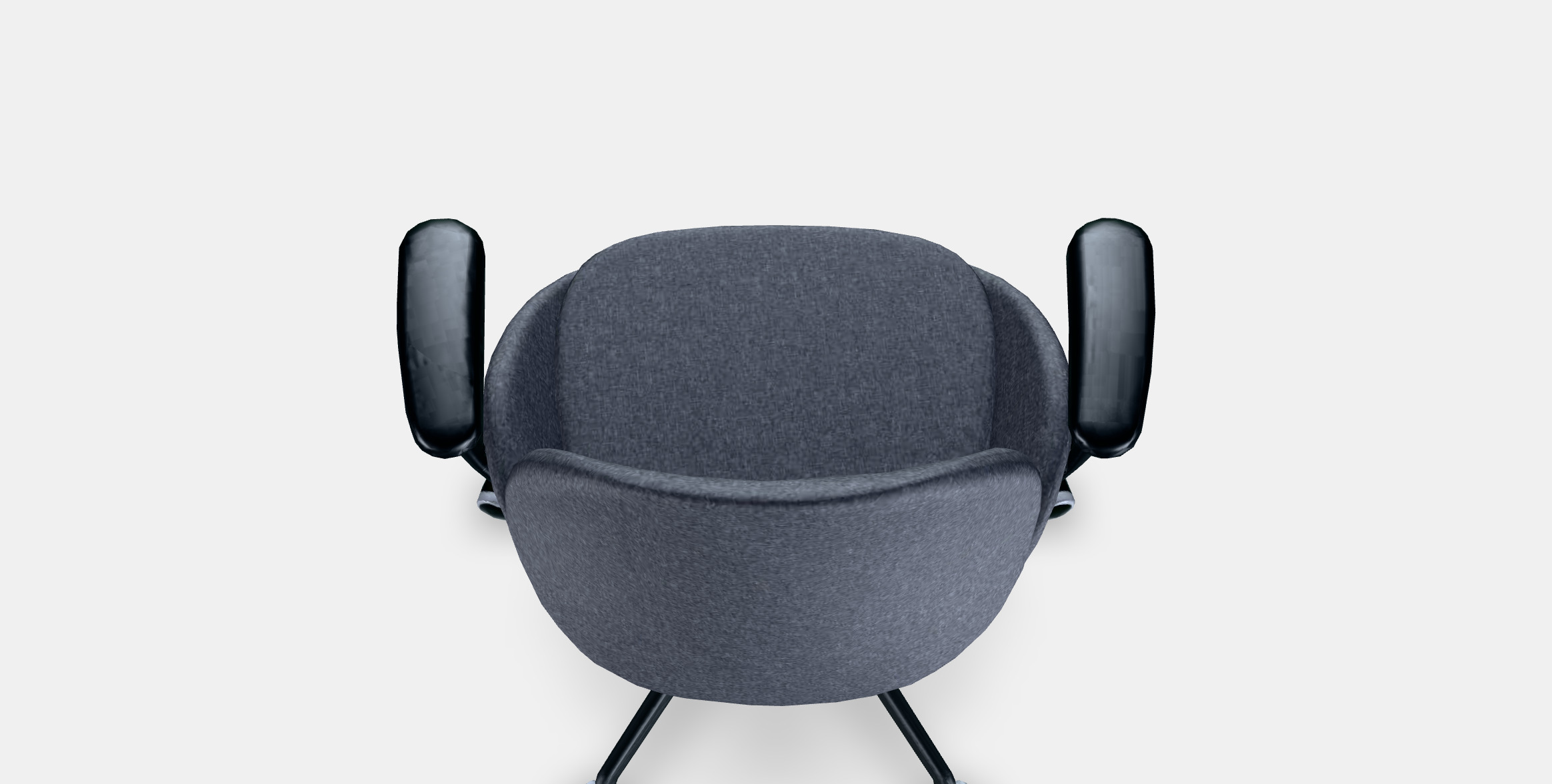 HATTEFJALL Office chair with armrests 3D model_6