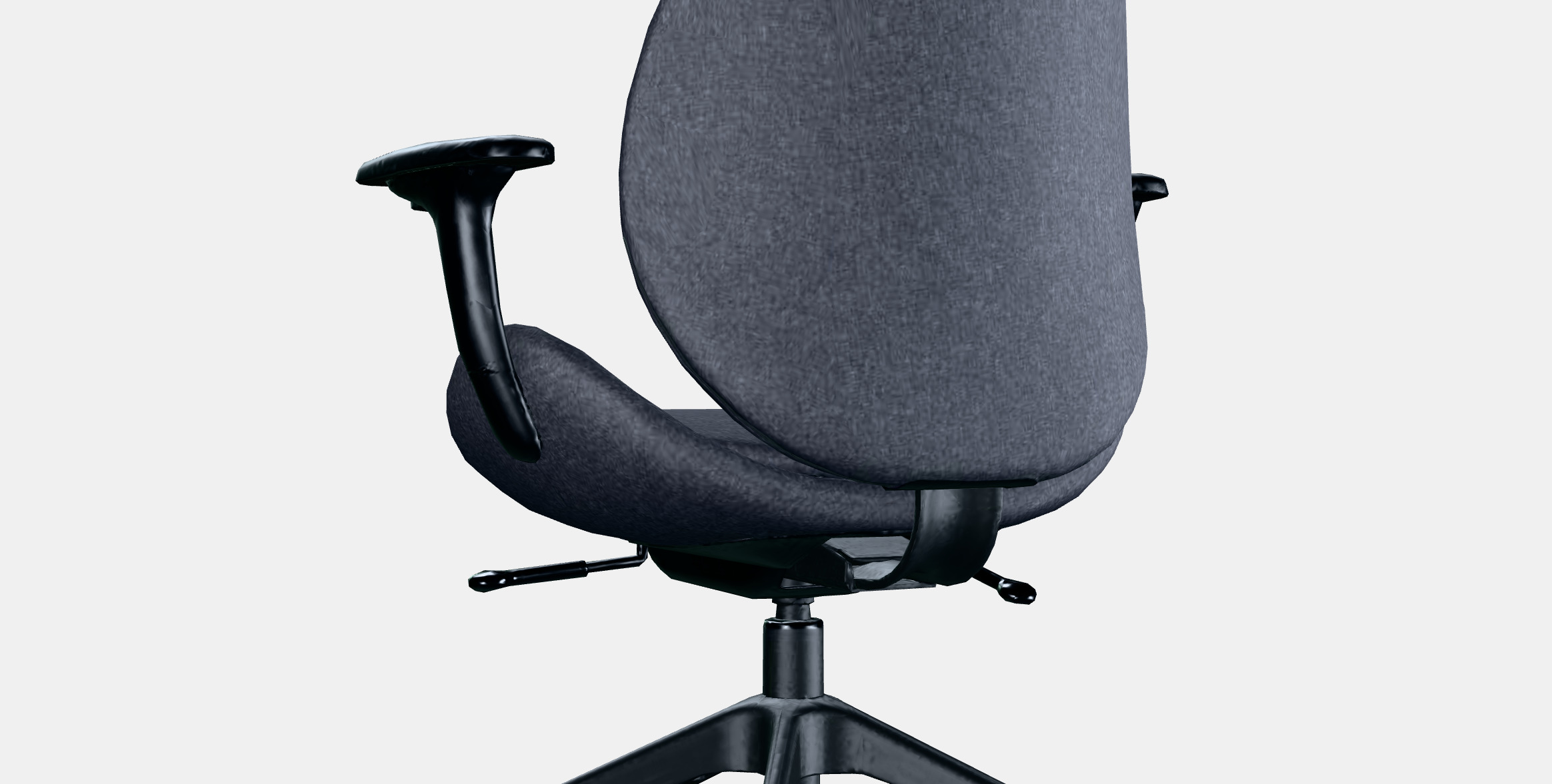 HATTEFJALL Office chair with armrests 3D model_5