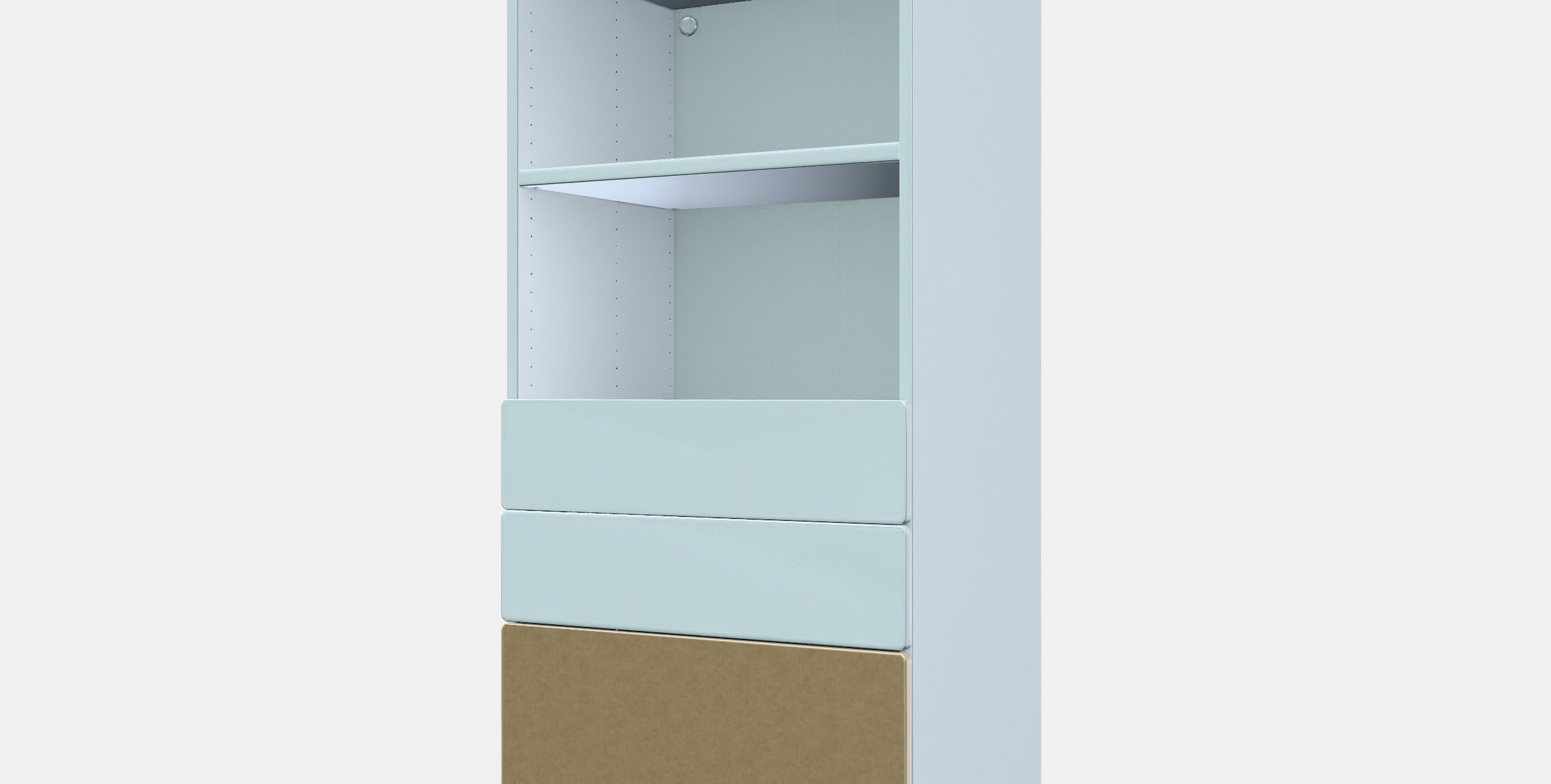 SMASTAD - PLATSA Bookcase 6 Low-poly 3D model_13