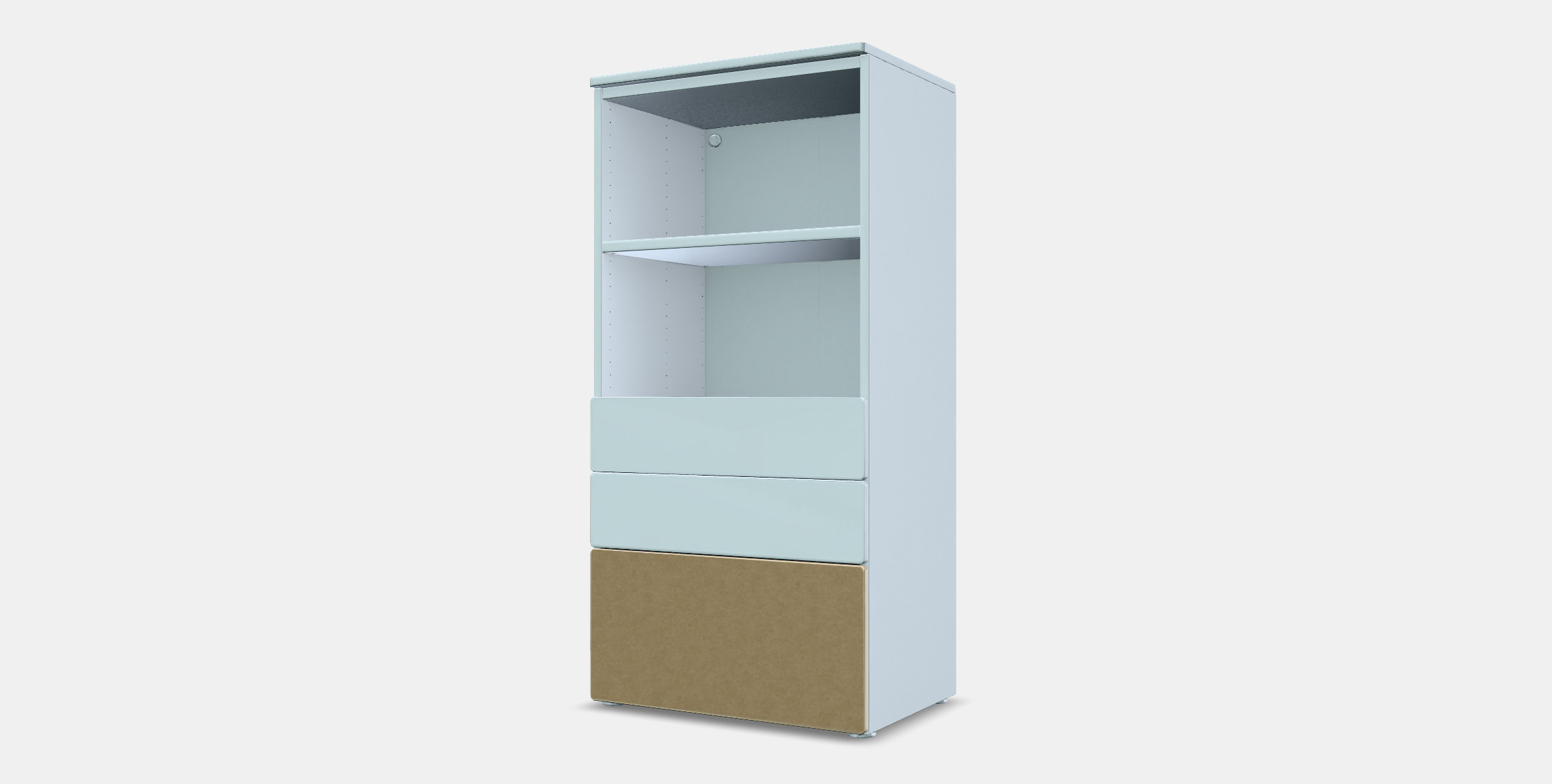 SMASTAD - PLATSA Bookcase 6 Low-poly 3D model_12