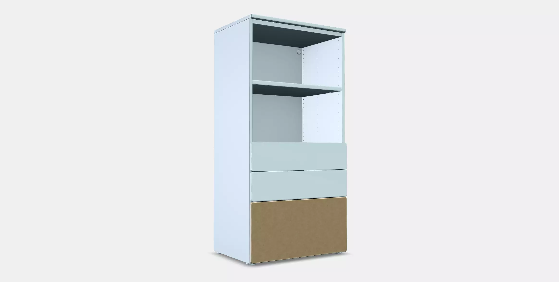 SMASTAD - PLATSA Bookcase 6 Low-poly 3D model_0