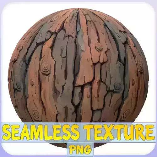 Stylized Bark Seamless Texture