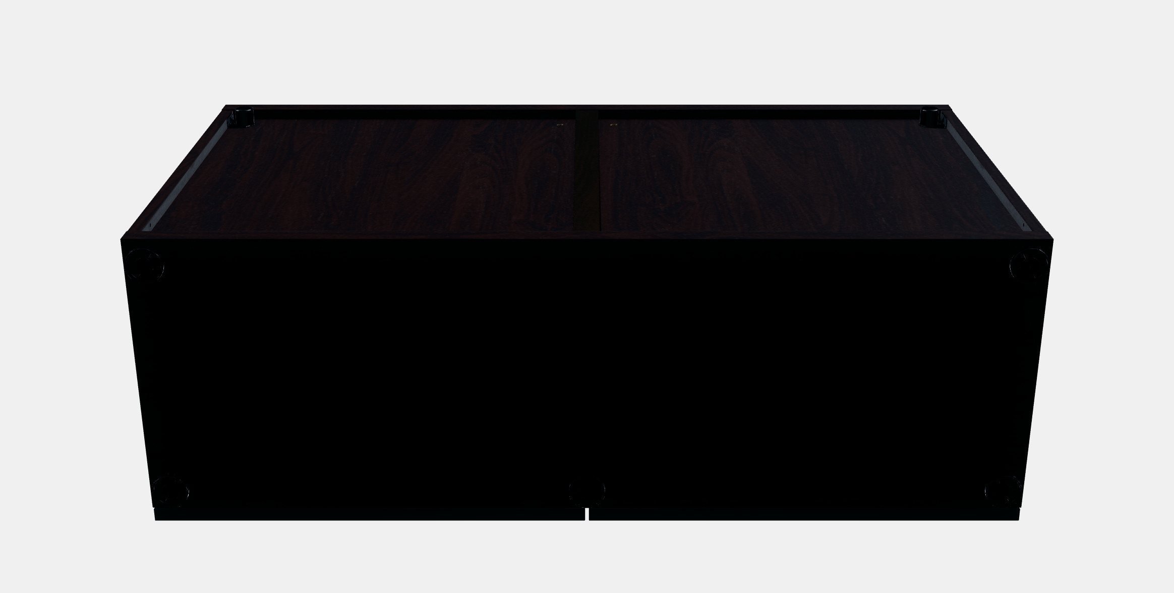 BESTA Shelf unit with glass doors 5 3D model_5