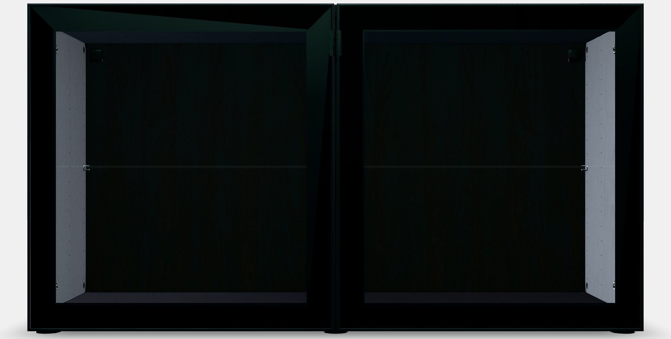 BESTA Shelf unit with glass doors 5 3D model_15