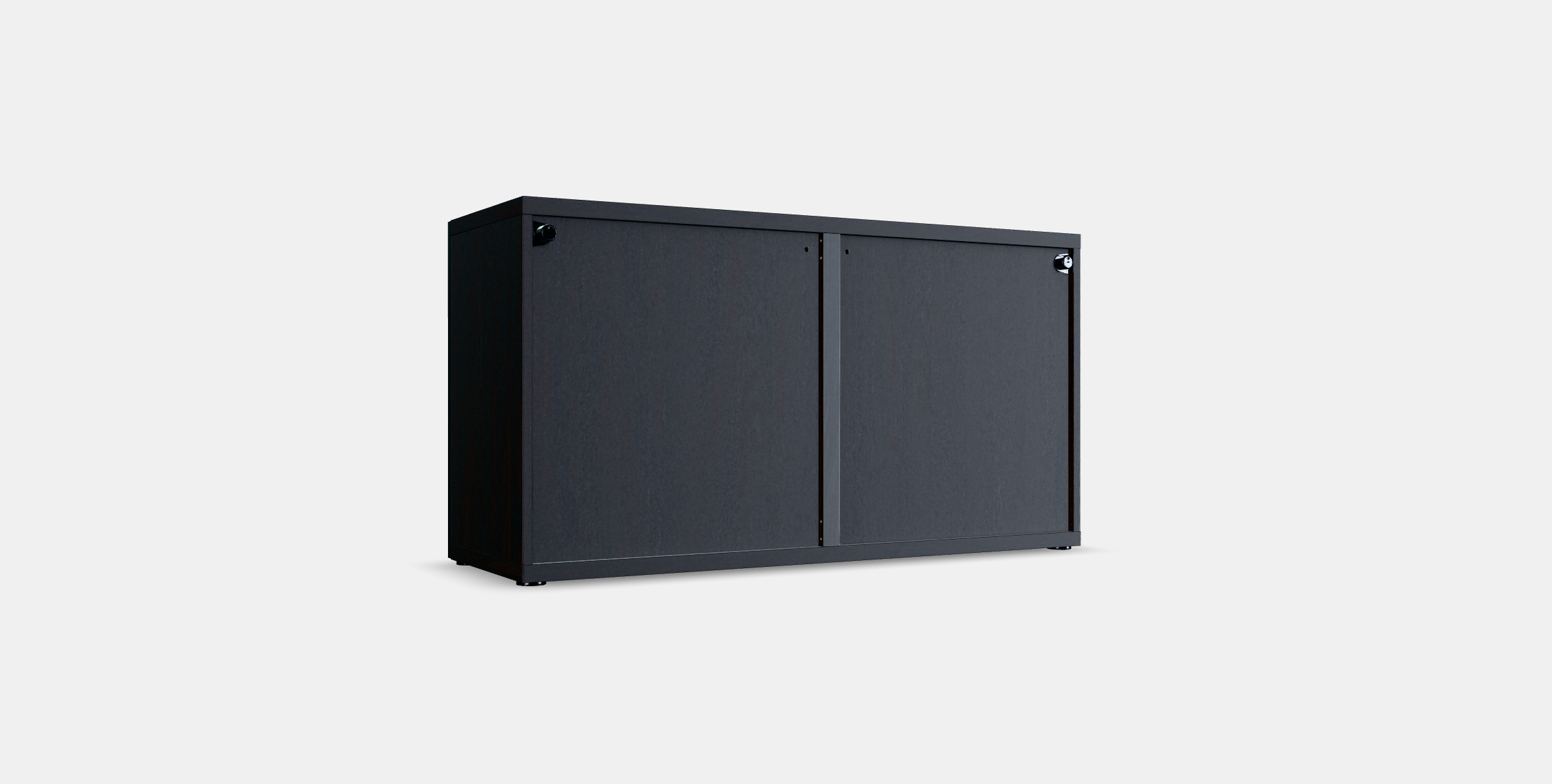 BESTA Shelf unit with glass doors 5 3D model_14