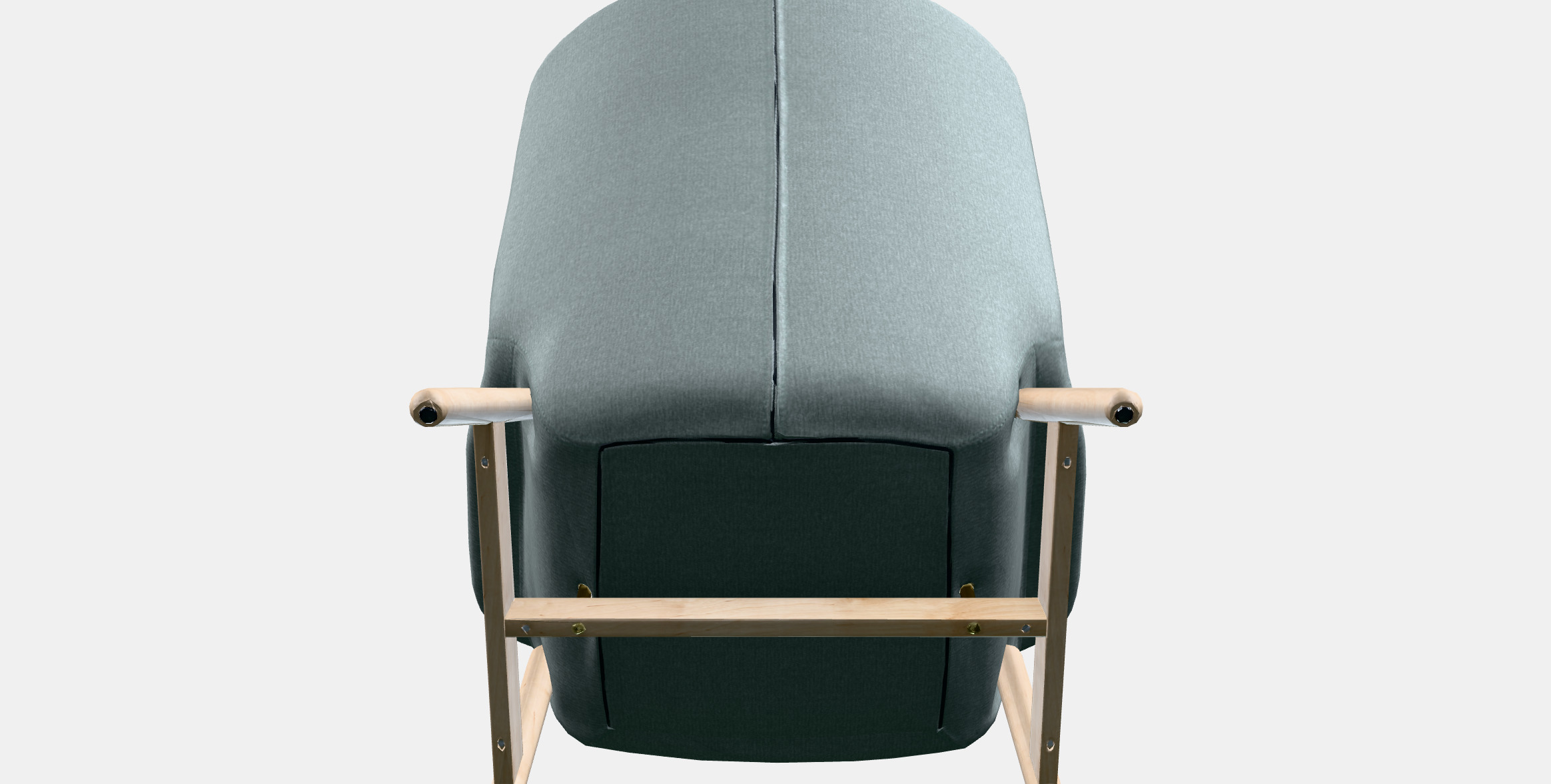 VEDBO High back armchair 1 Low-poly 3D model_13