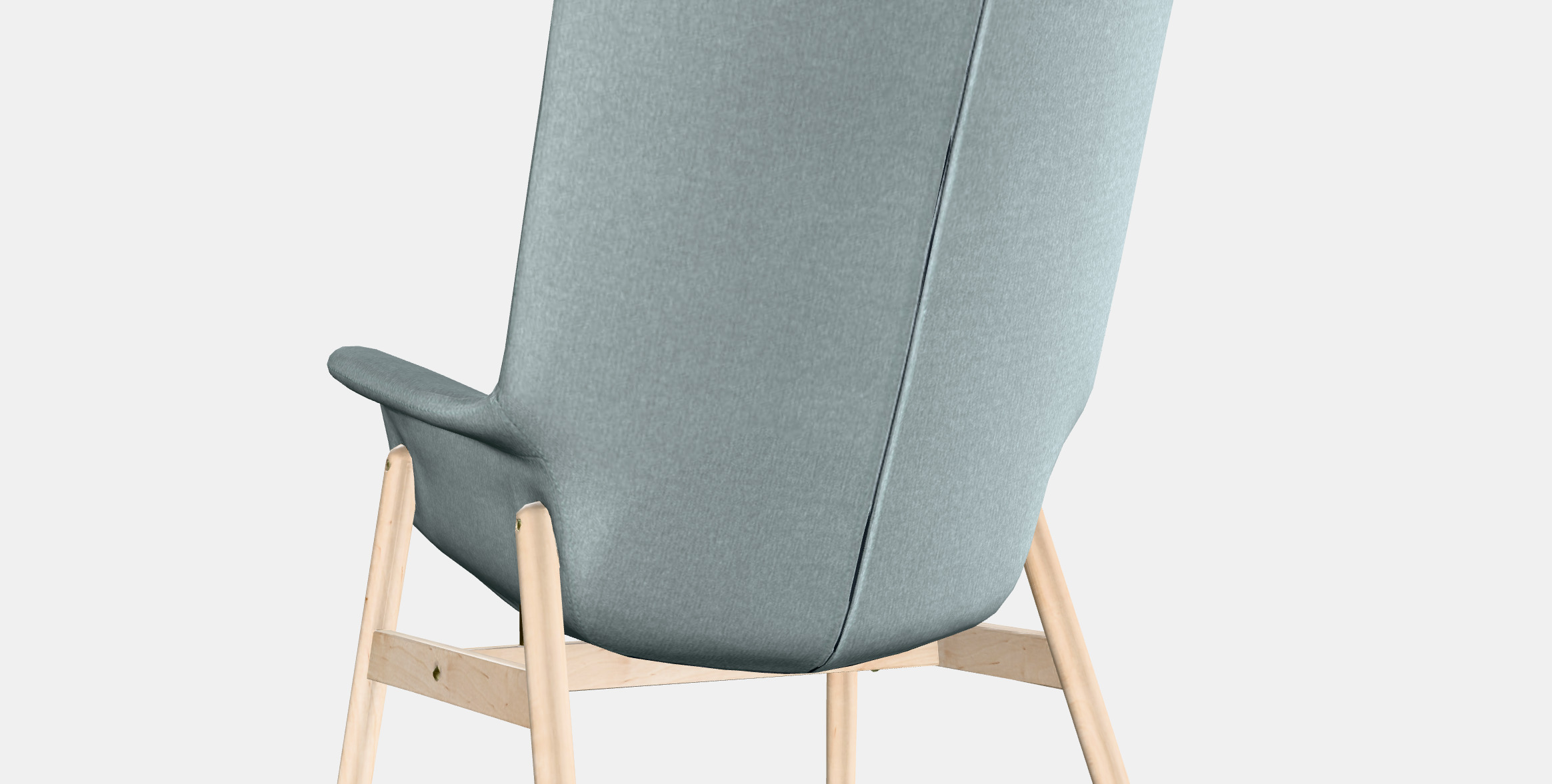 VEDBO High back armchair 1 Low-poly 3D model_2