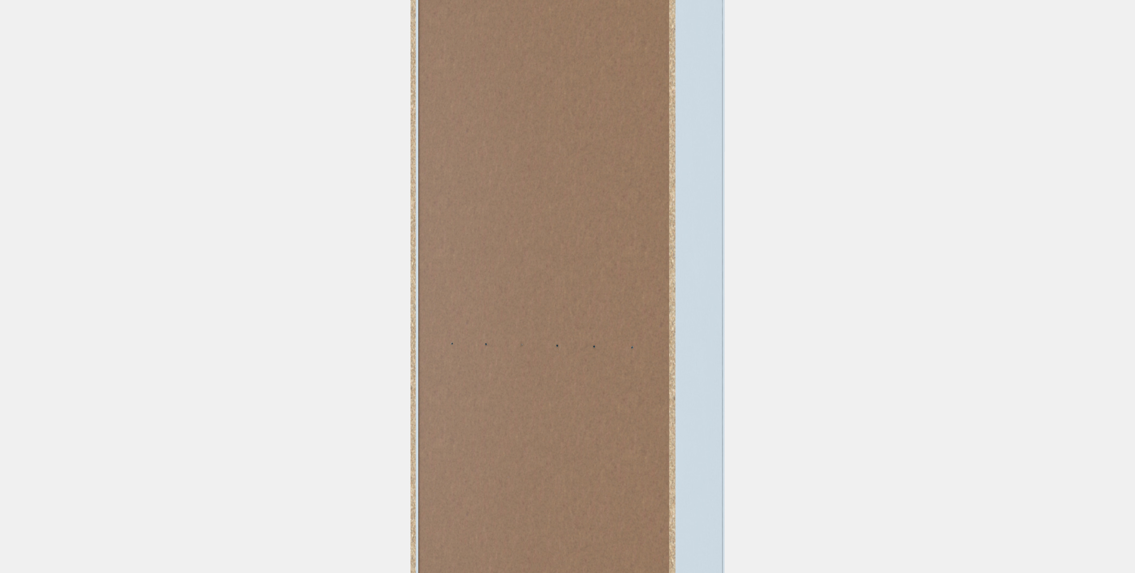 BILLY Bookcase w hght ext ut-pnl-glss drs 3D model_4