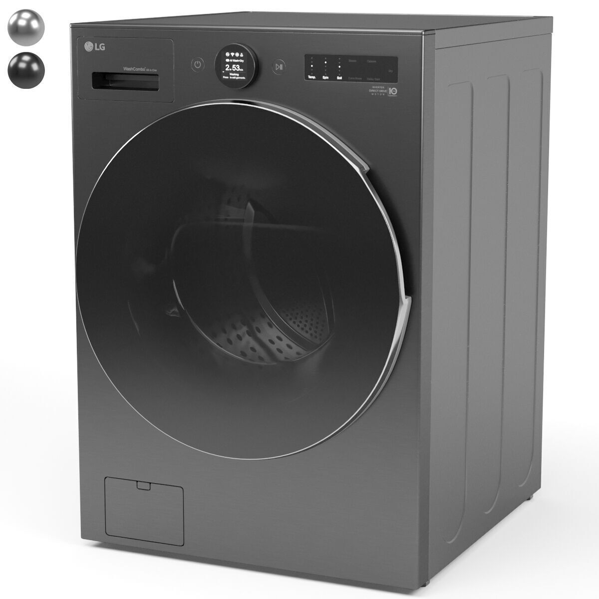 LG washing machine 3D model_1