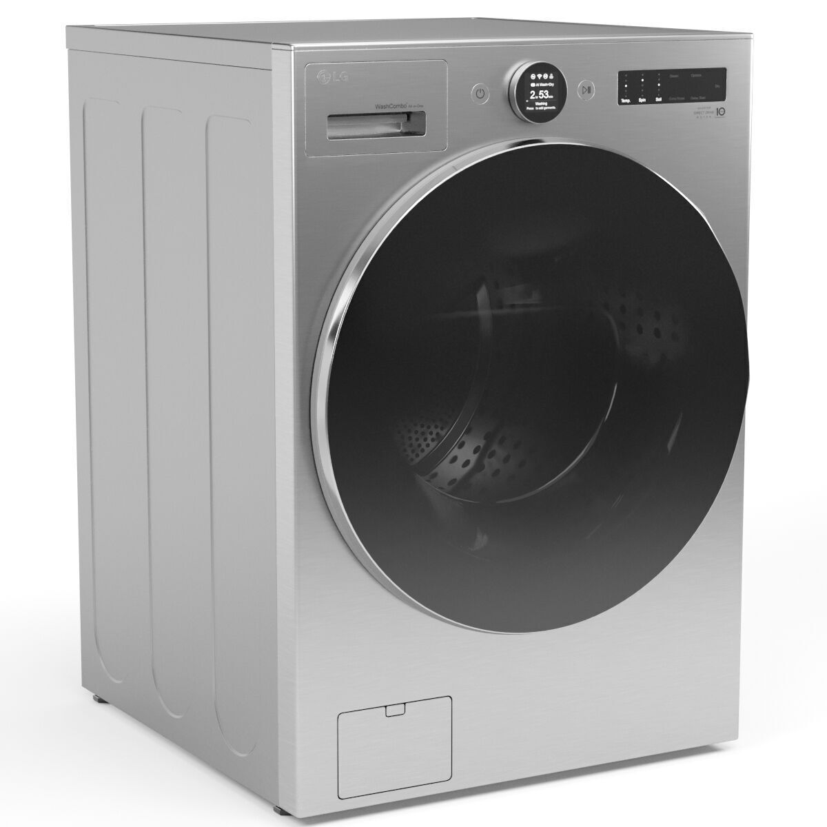 LG washing machine 3D model_2