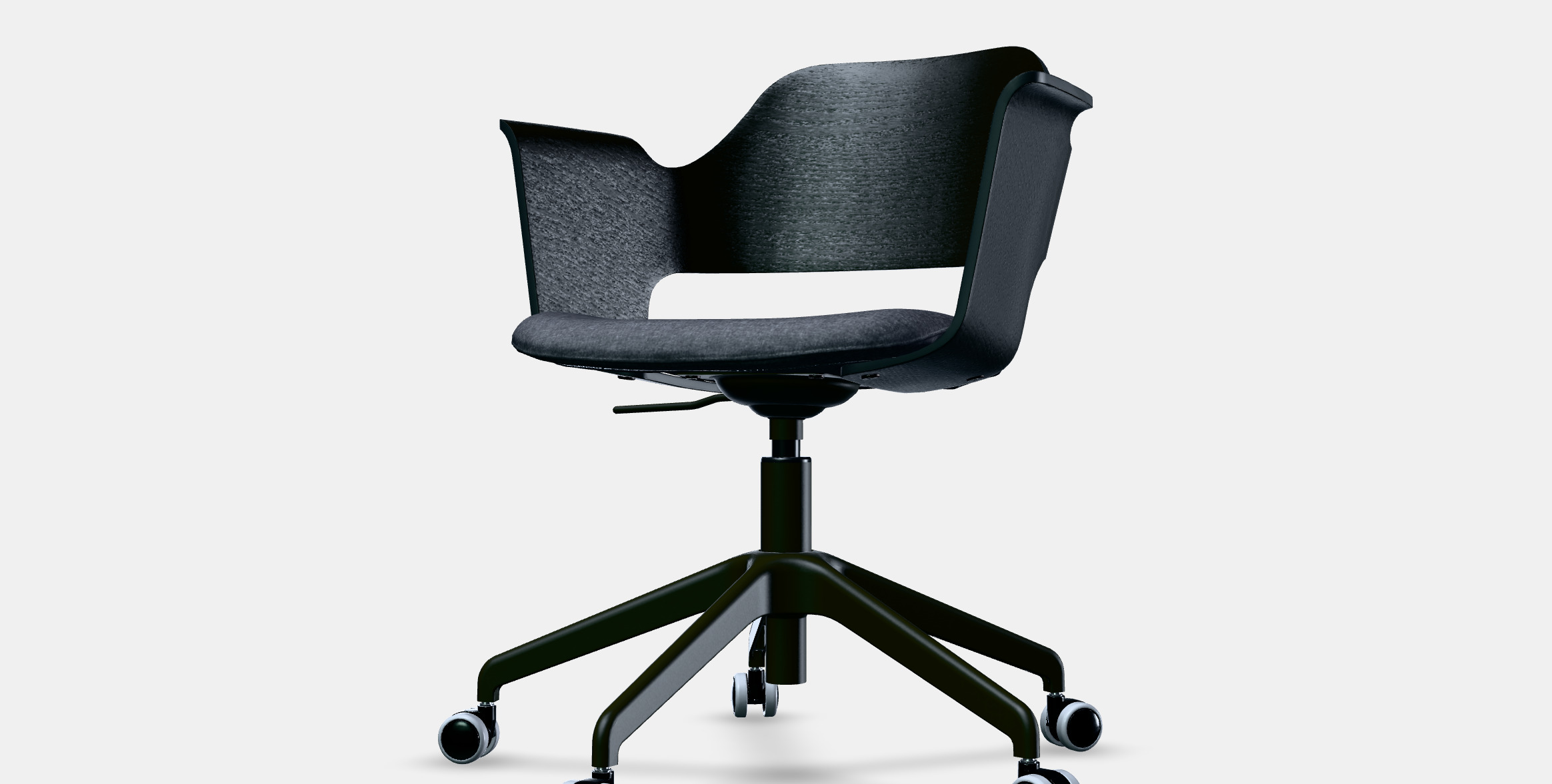FJALLBERGET Conference chair with castors 3D model_14
