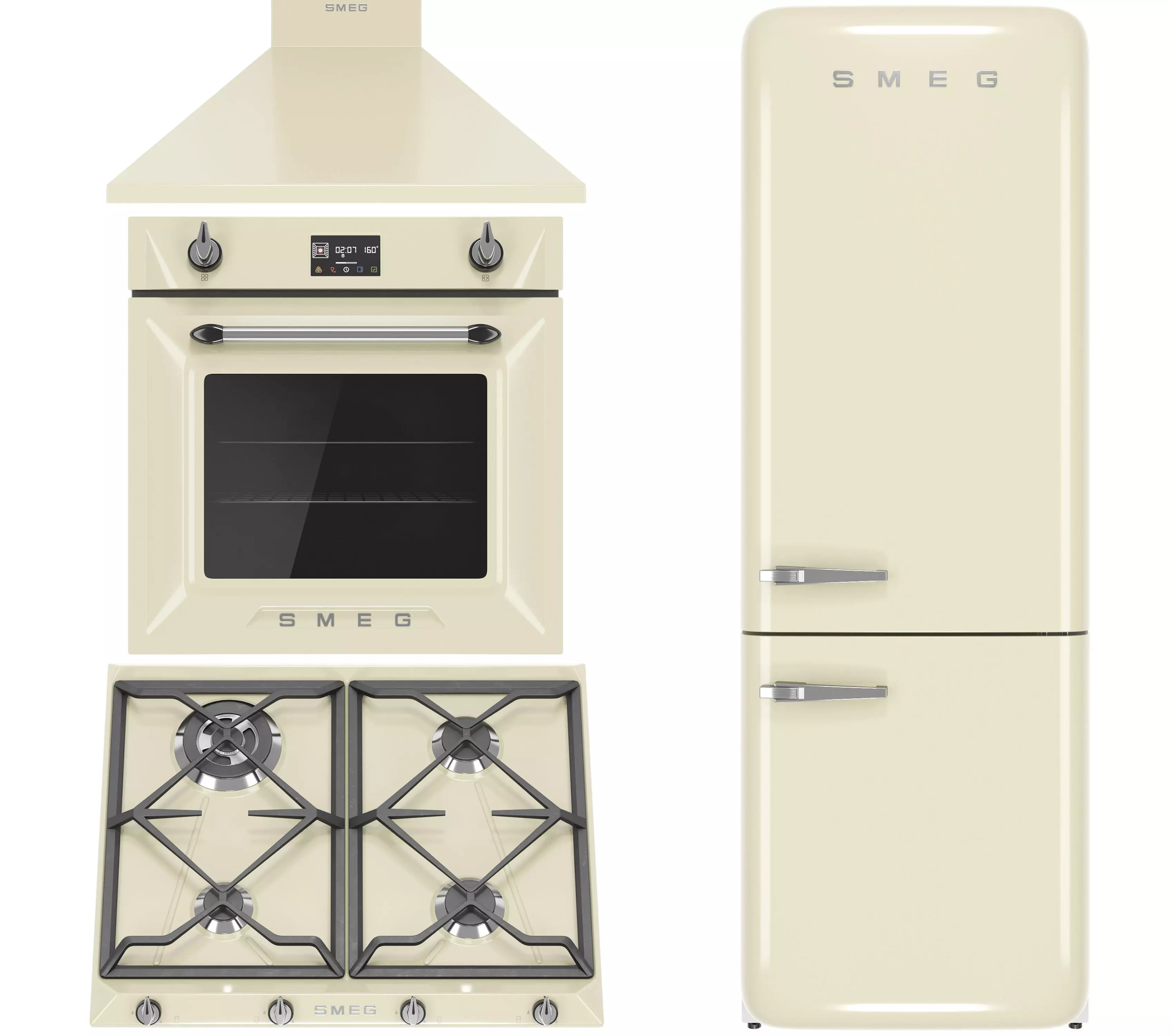 SMEG kitchen appliances 3D model
