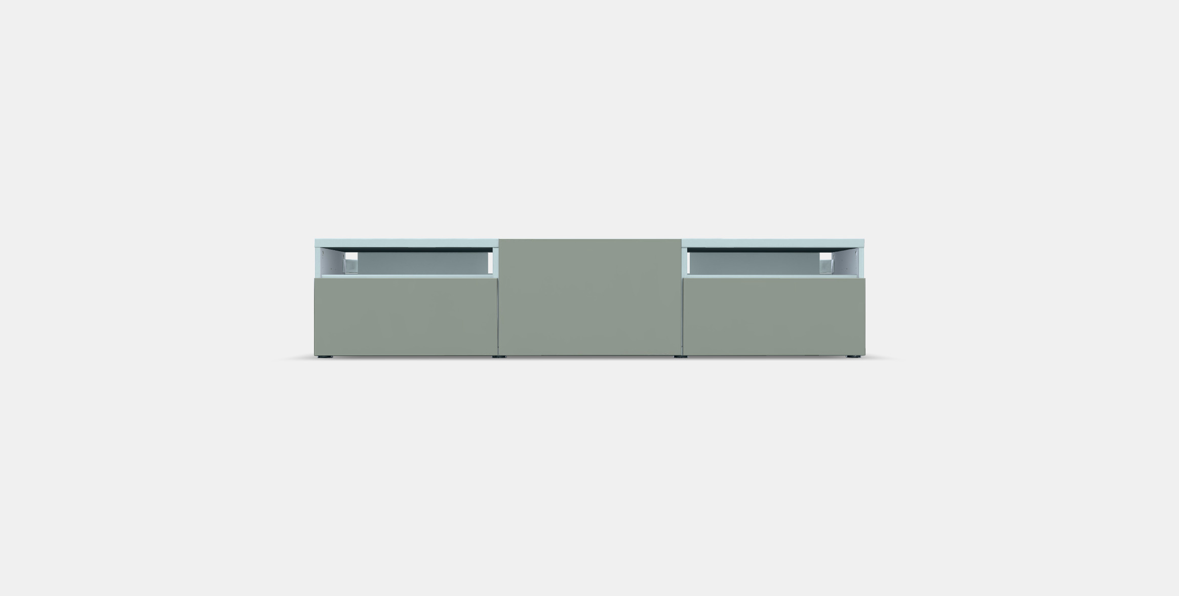 BESTA TV bench 68 Low-poly 3D model_10