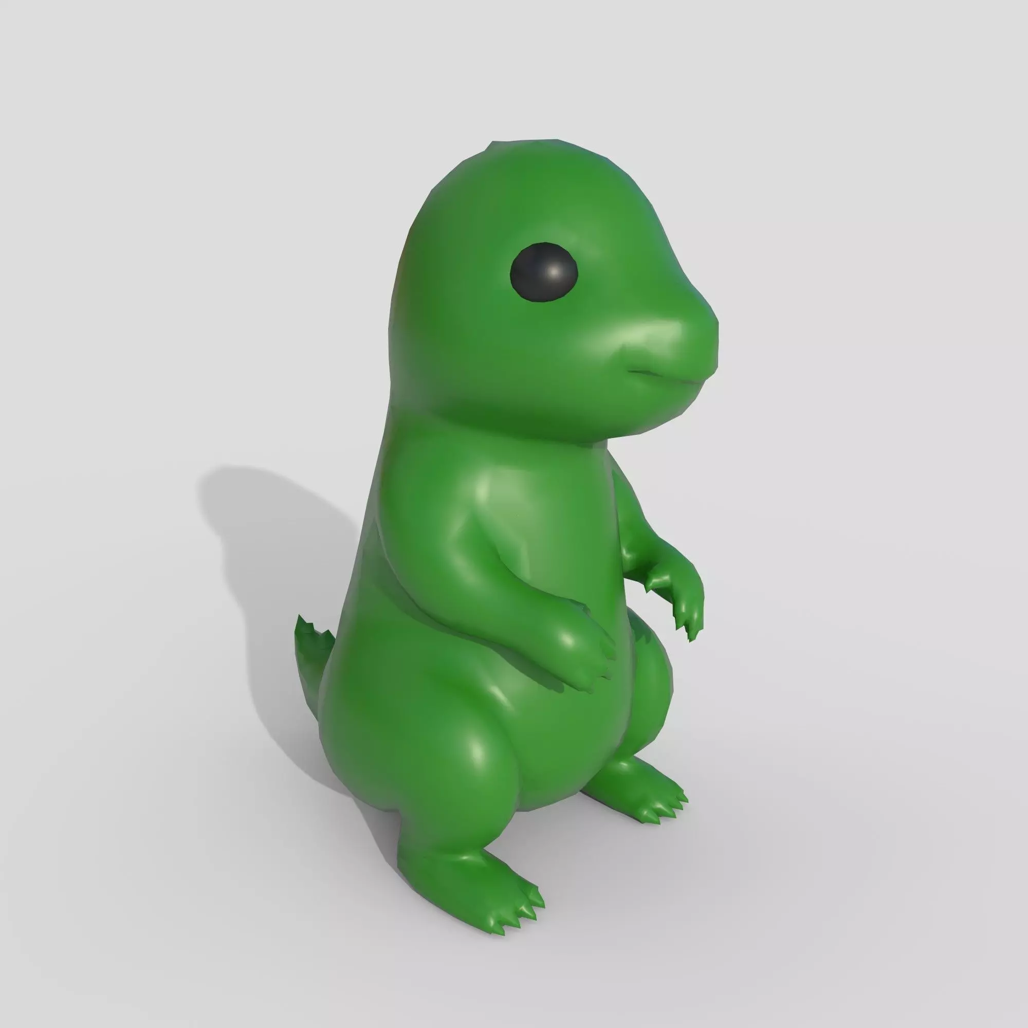 dinosaur toy Low-poly 3D model_0