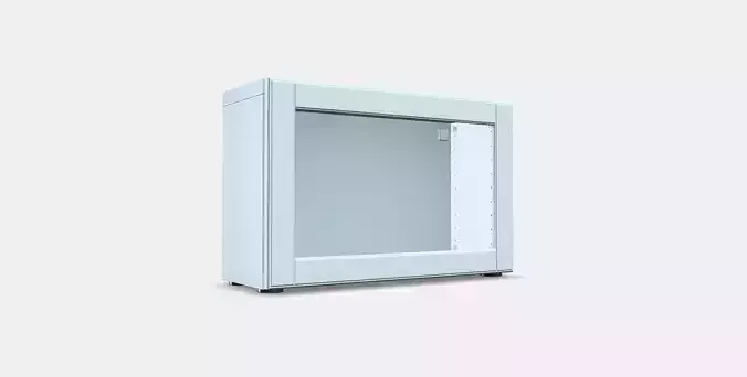 BESTA Shelf unit with glass door 26