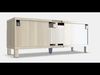 BESTA TV bench with drawers 12 Low-poly 3D model_1