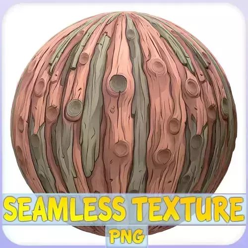 Stylized Bark Seamless Texture