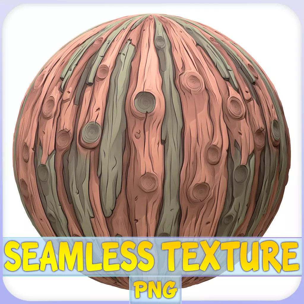 Stylized Bark Seamless Texture Texture_0