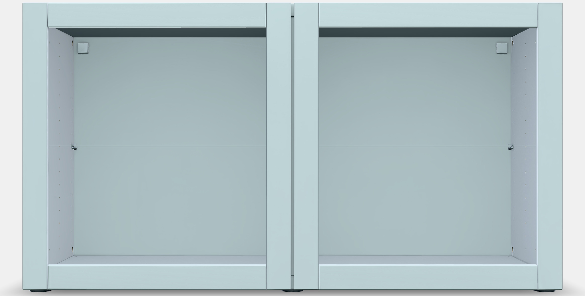 BESTA Shelf unit with glass doors 7 3D model_11