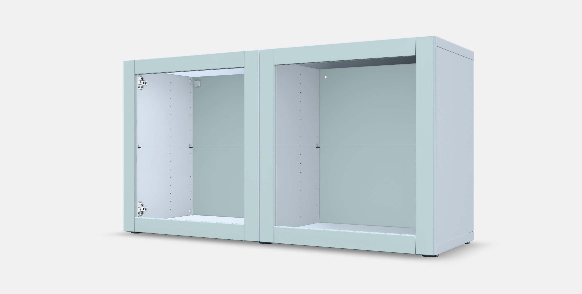BESTA Shelf unit with glass doors 7 3D model_13