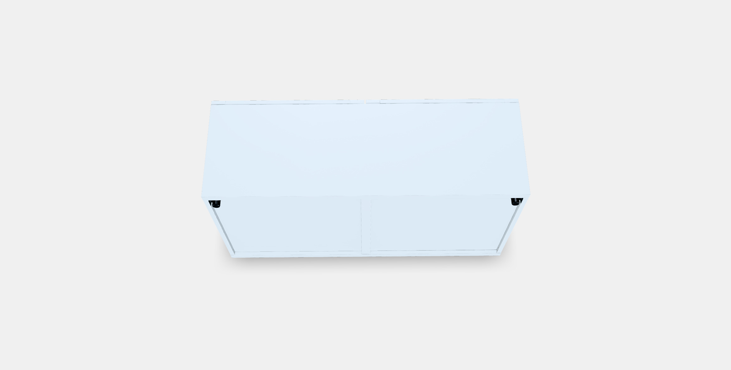 BESTA Shelf unit with glass doors 7 3D model_2