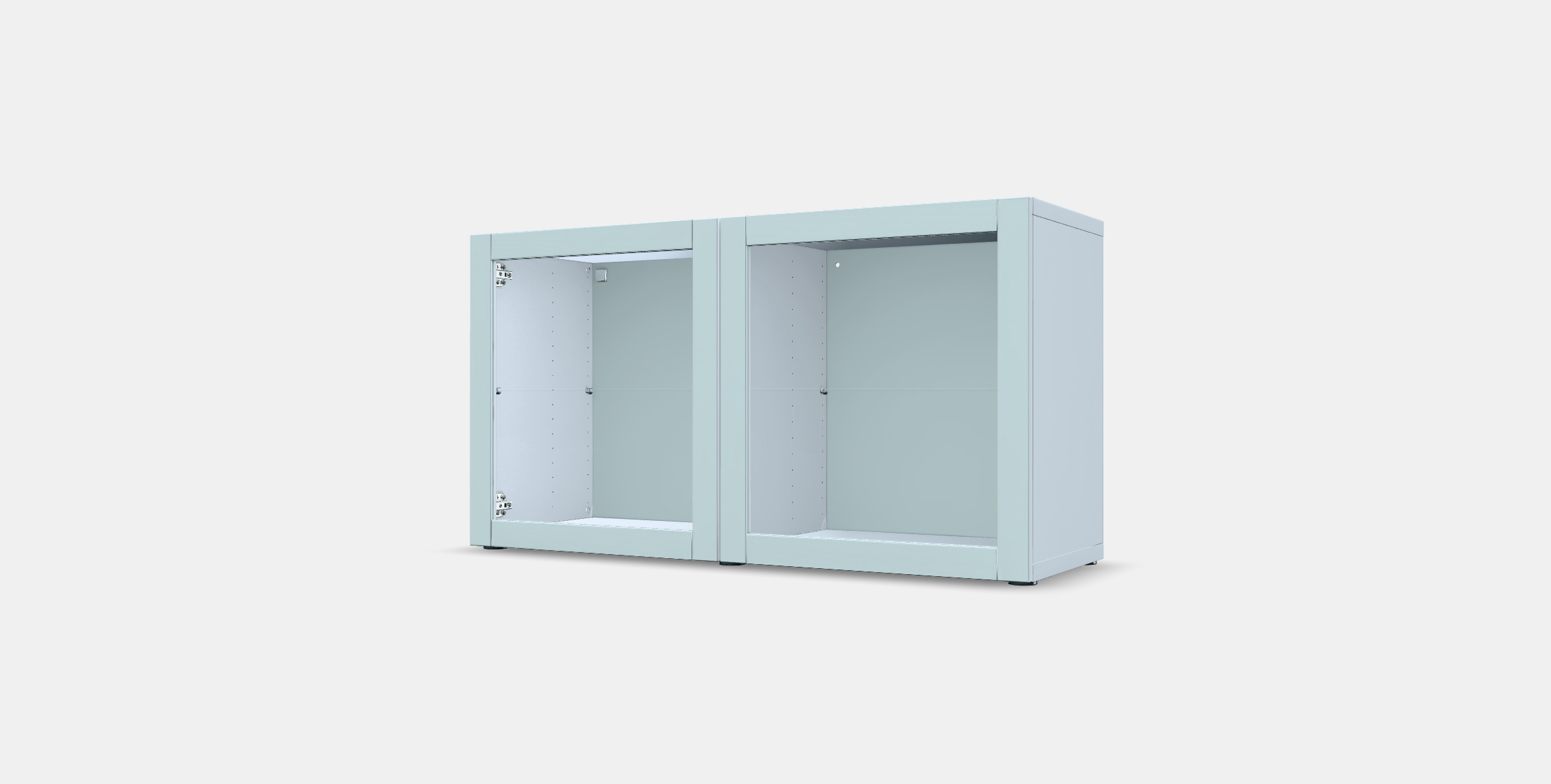 BESTA Shelf unit with glass doors 7 3D model_12