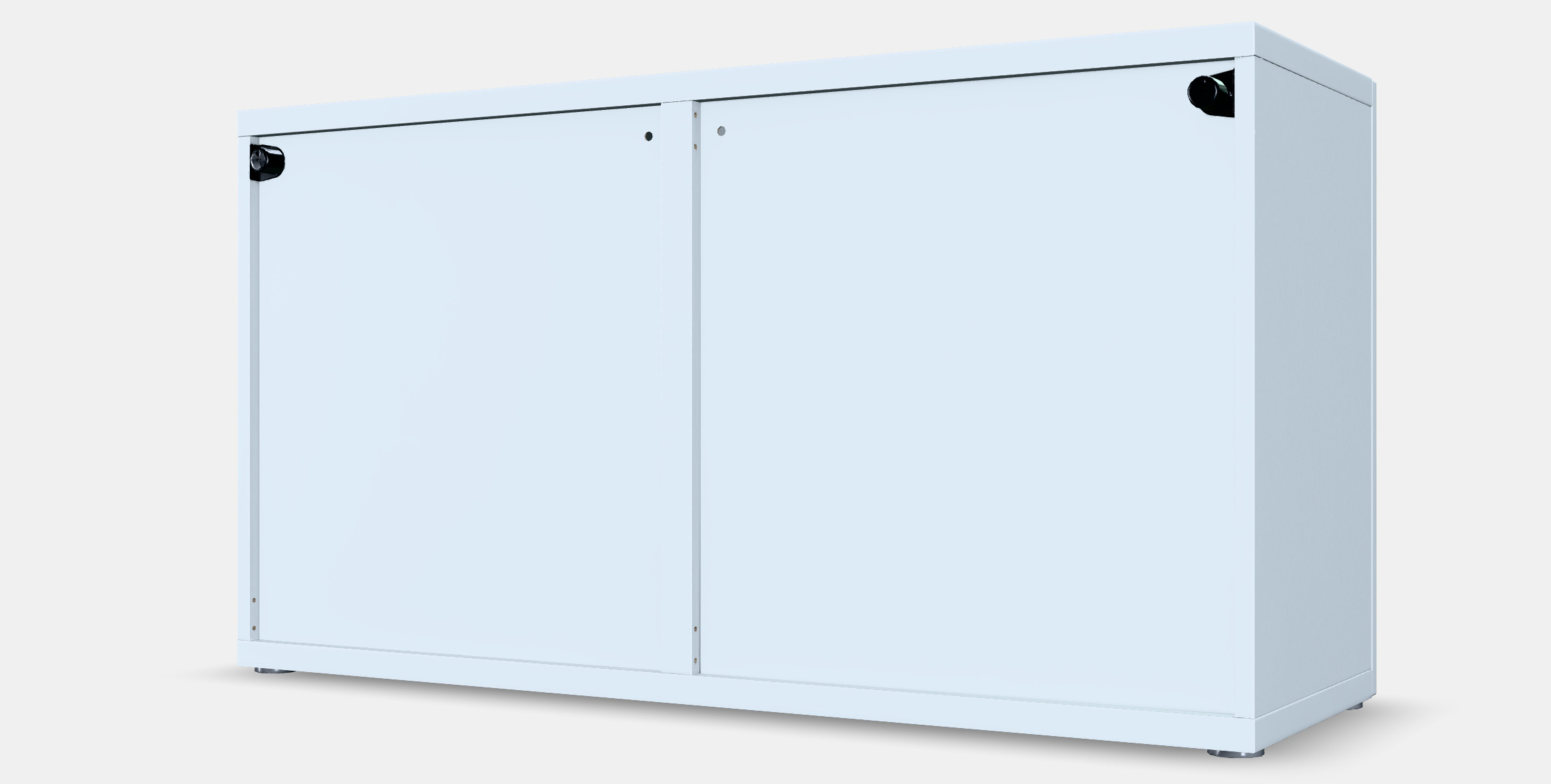 BESTA Shelf unit with glass doors 7 3D model_6