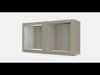 BESTA Shelf unit with glass doors 8 3D model_1