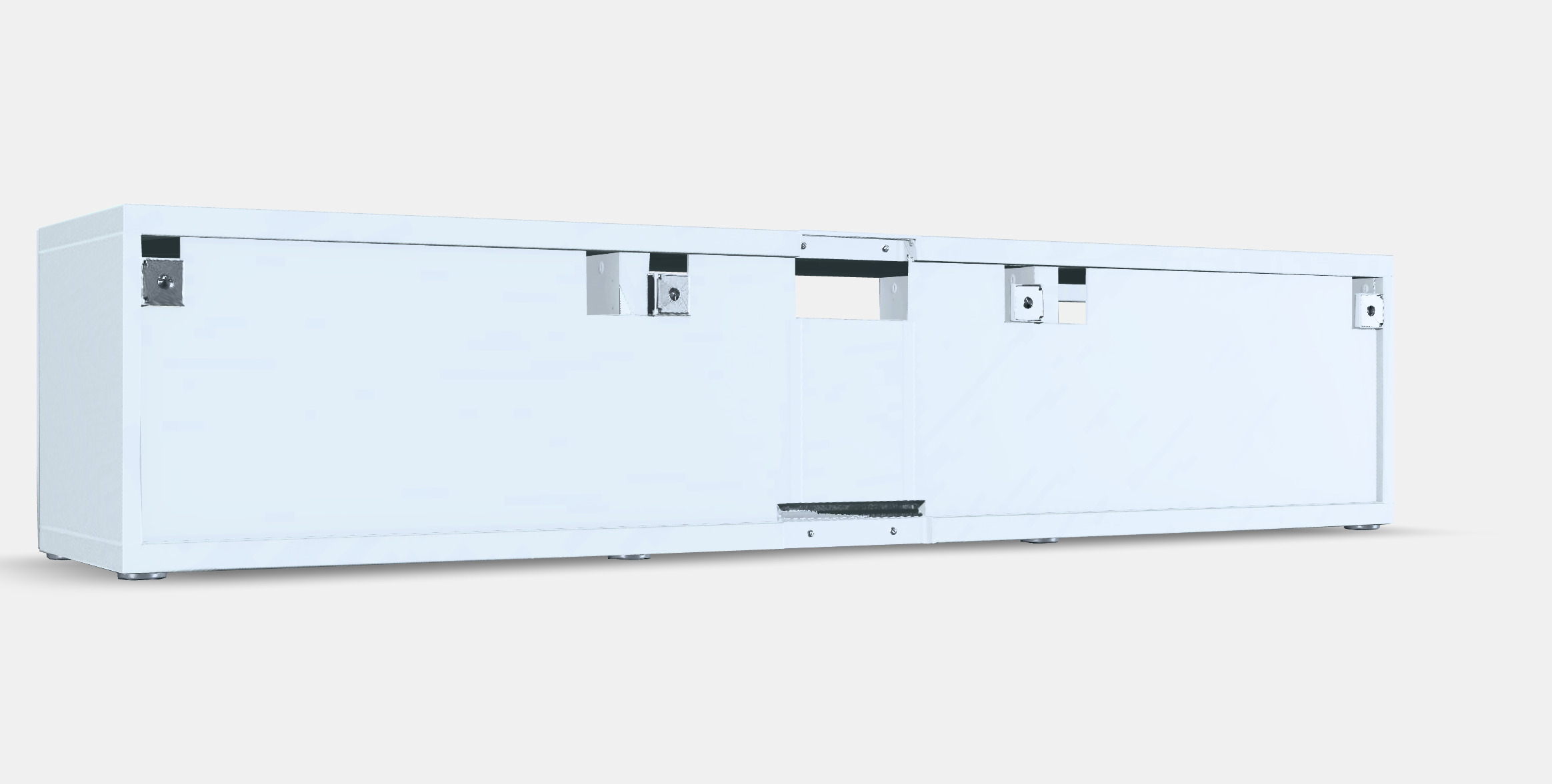 BESTA TV bench 78 Low-poly 3D model_2