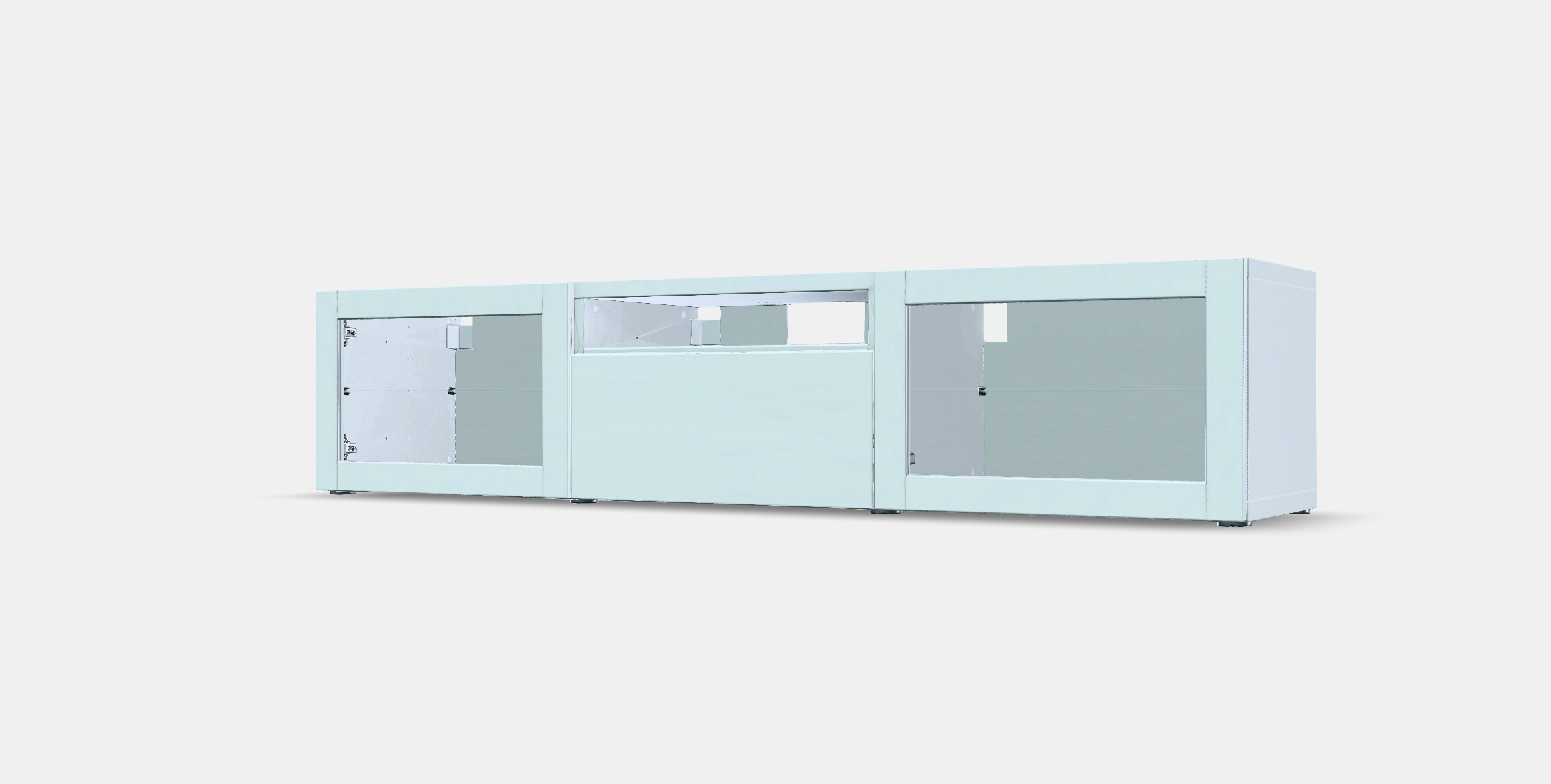 BESTA TV bench 78 Low-poly 3D model_13