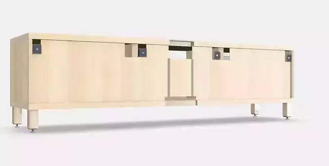 BESTA TV bench 79 Low-poly 3D model