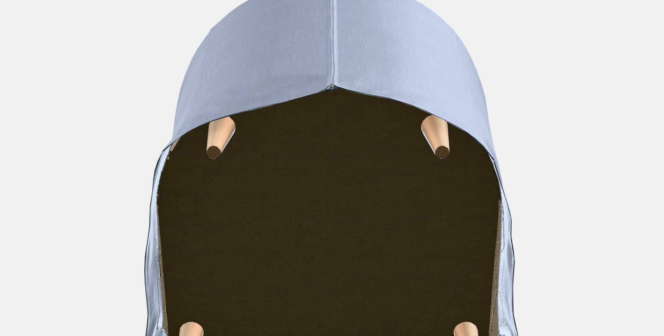 TULLSTA Sessel Low-poly 3D model_6